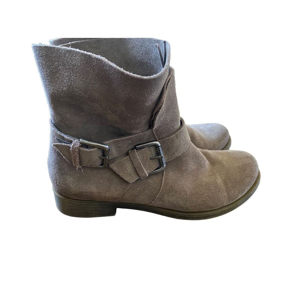 Kenneth Cole Reaction Leather Suede Booties